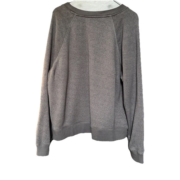 Jenni Kayne Saturday Size XL Crew Neck Sweatshirt Gray Cotton Blend - Picture 4 of 10